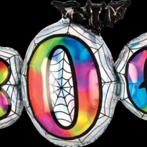 35" Iridescent Boo Foil Balloon