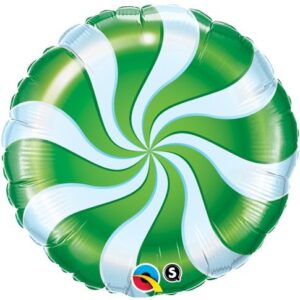 18" Candy Swirl Green