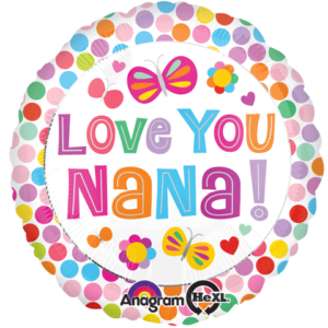 18" LOVE YOU NANA FOIL BALLOON