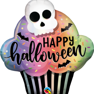 32" Halloween Cupcake Foil Balloon