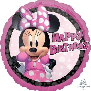18" Minnie Mouse Forever Birthday Foil Balloon