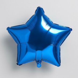 18" SOLID ROYAL BLUE STAR