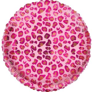 18" Catty Kitty Leopard Foil Balloon Brand Tuftex